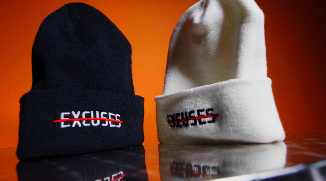 2023 NoExcuses Beanie White